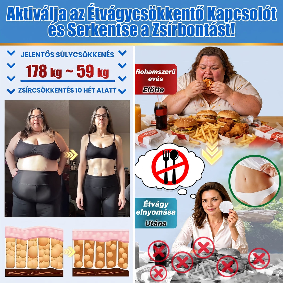 🎁Hivatalos tanúsítás🔥 Több ezer elégedett felhasználó Magyarországon| 🤍FFBSI® Glumasetide 10 az 1-ben Karcsú és Egészséges Nano Mikrotűs Tapasz 🇭🇺