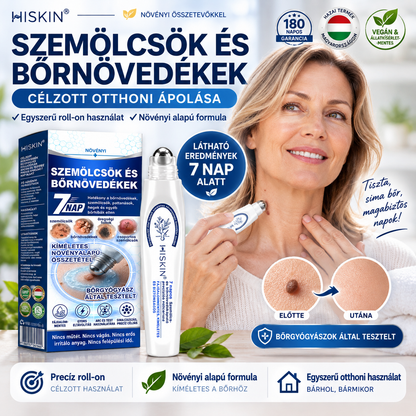 🕊️Hivatalos Márkabolt | 🚢 Hiskin® 7 napos Szemölcseltávolító Roll-on Ápoló Folyadék (Fájdalommentes rollerball technológia, hegek nélkül)