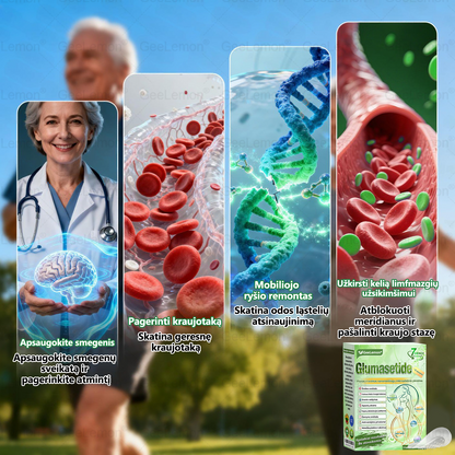 🎁Rekomenduojama Santaros klinikų · 👩‍⚕️ Oficiali „Eurovaistinė“ vaistinė🎁 𝐆𝐞𝑒𝐿𝑒𝐦𝐨𝐧® 𝐆𝐥𝐮𝐦𝐚𝐬𝐞𝐭𝐢𝐝𝐞 8 viename Liekninantis ir sveikatinantis nano pleistras su mikroadatomis 🇱🇹 (Tik kartą per dieną, matomi pokyčiai jau per 7 dienas)  ✅