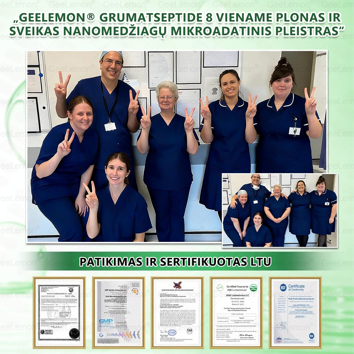 🎁Rekomenduojama Santaros klinikų · 👩‍⚕️ Oficiali „Eurovaistinė“ vaistinė🎁 𝐆𝐞𝑒𝐿𝑒𝐦𝐨𝐧® 𝐆𝐥𝐮𝐦𝐚𝐬𝐞𝐭𝐢𝐝𝐞 8 viename Liekninantis ir sveikatinantis nano pleistras su mikroadatomis 🇱🇹 (Tik kartą per dieną, matomi pokyčiai jau per 7 dienas)  ✅