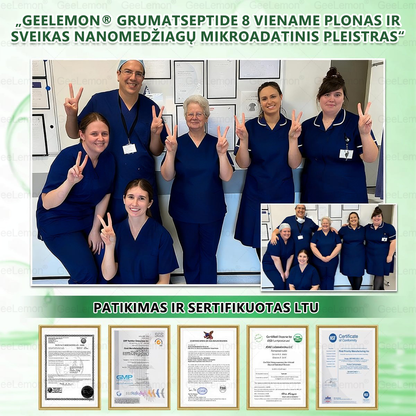 🎁Rekomenduojama Santaros klinikų · 👩‍⚕️ Oficiali „Eurovaistinė“ vaistinė🎁 𝐆𝐞𝑒𝐿𝑒𝐦𝐨𝐧® 𝐆𝐥𝐮𝐦𝐚𝐬𝐞𝐭𝐢𝐝𝐞 8 viename Liekninantis ir sveikatinantis nano pleistras su mikroadatomis 🇱🇹 (Tik kartą per dieną, matomi pokyčiai jau per 7 dienas)  ✅