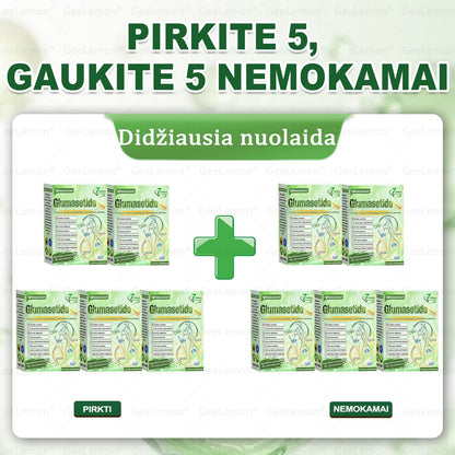🎁Rekomenduojama Santaros klinikų · 👩‍⚕️ Oficiali „Eurovaistinė“ vaistinė🎁 𝐆𝐞𝑒𝐿𝑒𝐦𝐨𝐧® 𝐆𝐥𝐮𝐦𝐚𝐬𝐞𝐭𝐢𝐝𝐞 8 viename Liekninantis ir sveikatinantis nano pleistras su mikroadatomis 🇱🇹 (Tik kartą per dieną, matomi pokyčiai jau per 7 dienas)  ✅