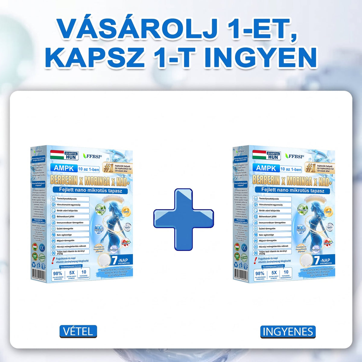 🎁Hivatalos tanúsítás🔥 Több ezer elégedett felhasználó Magyarországon| 🤍FFBSI® Glumasetide 10 az 1-ben Karcsú és Egészséges Nano Mikrotűs Tapasz 🇭🇺