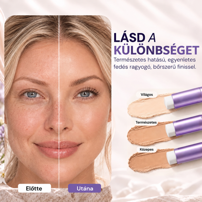 💯 AZ UTOLSÓ 2 ÓRÁBAN · 80% KEDVEZMÉNY!  Hiskin® 2 az 1-ben színváltó alapozó stift | Elfedi az öregségi foltokat, halványítja a finom ráncok láthatóságát és hidratálja a bőrt – beépített ecsettel a fiatalos, ragyogó arcbőrért!