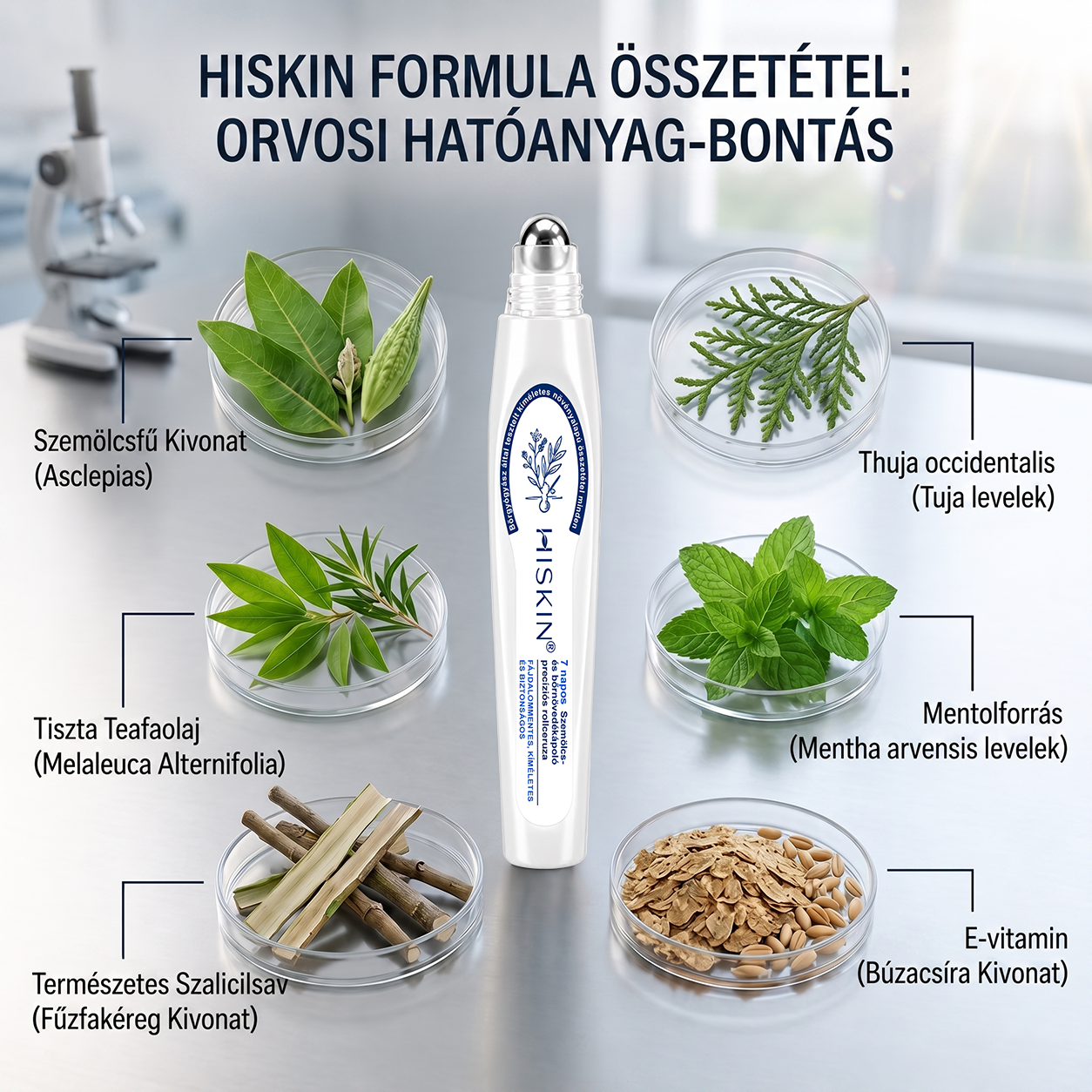 Hivatalos Márkabolt | 🚢 Hiskin® 7 napos Szemölcseltávolító Roll-on Ápoló Folyadék (Fájdalommentes rollerball technológia, hegek nélkül)