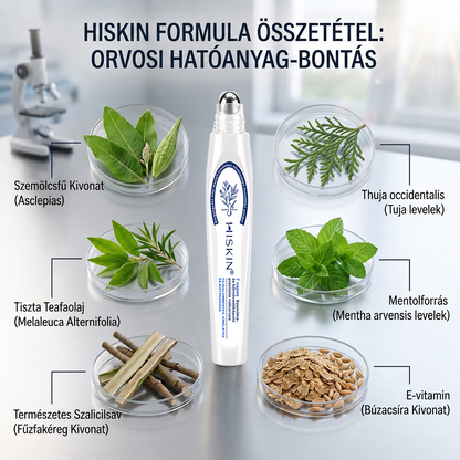 Hivatalos Márkabolt | 🚢 Hiskin® 7 napos Szemölcseltávolító Roll-on Ápoló Folyadék (Fájdalommentes rollerball technológia, hegek nélkül)