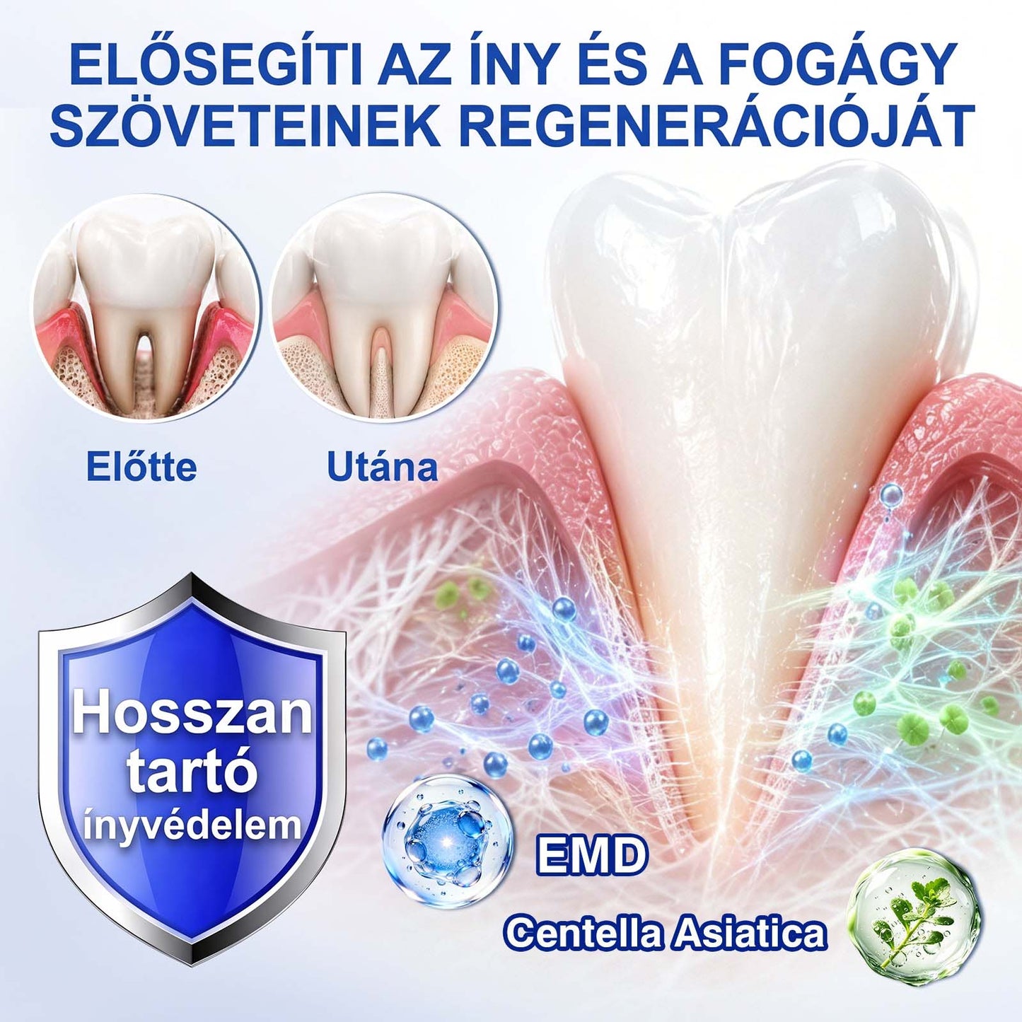 PureShade® 🦷 GumRevive Ínyregeneráló Gél – Az egészségesebb ínyért és magabiztosabb mosolyért 👍