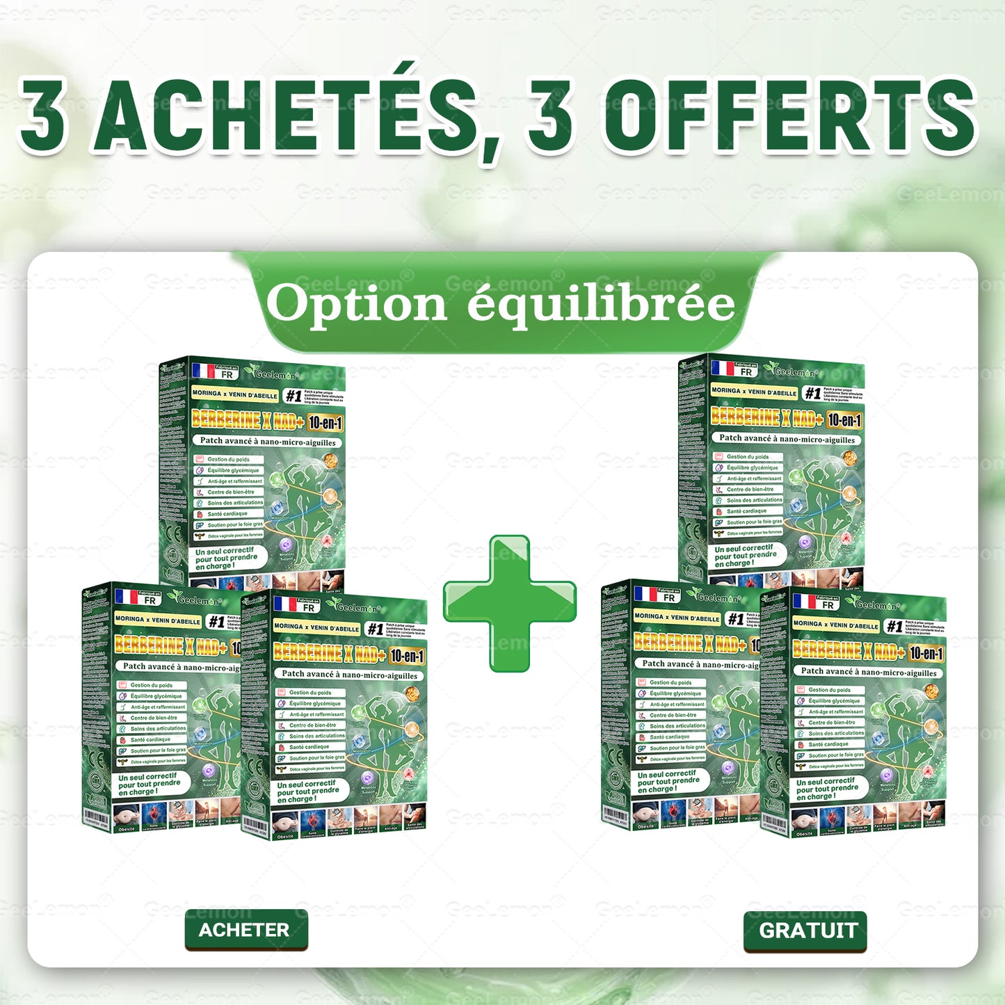 Boutique officielle de France 🇫🇷 | Geelemon® Système Nano Avancé Soin Quotidien Unique