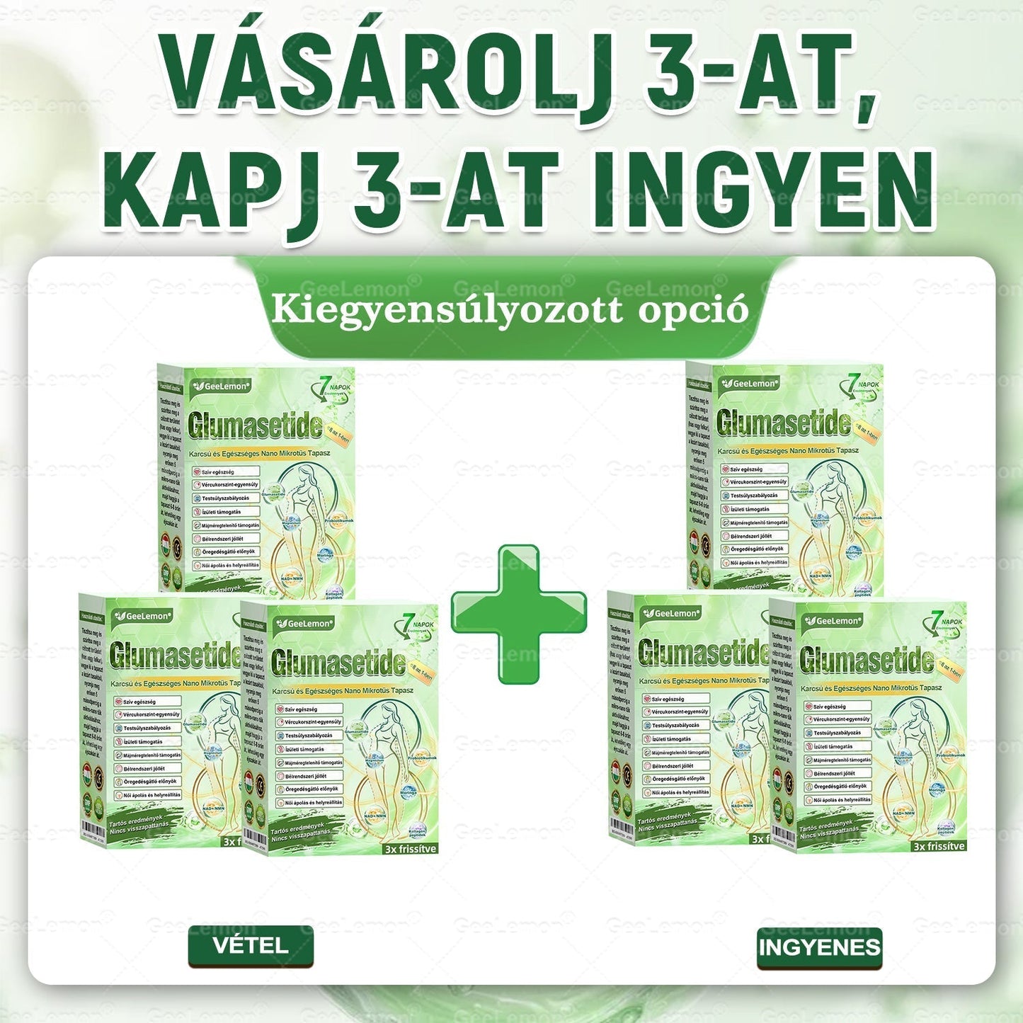 👉 Hivatalos tanúsítás🔥 Több ezer elégedett felhasználó Magyarországon| 🤍𝐆𝐞𝑒𝐿𝑒𝐦𝐨𝐧® Glumasetide 10 az 1-ben Karcsú és Egészséges Nano Mikrotűs Tapasz 🇭🇺