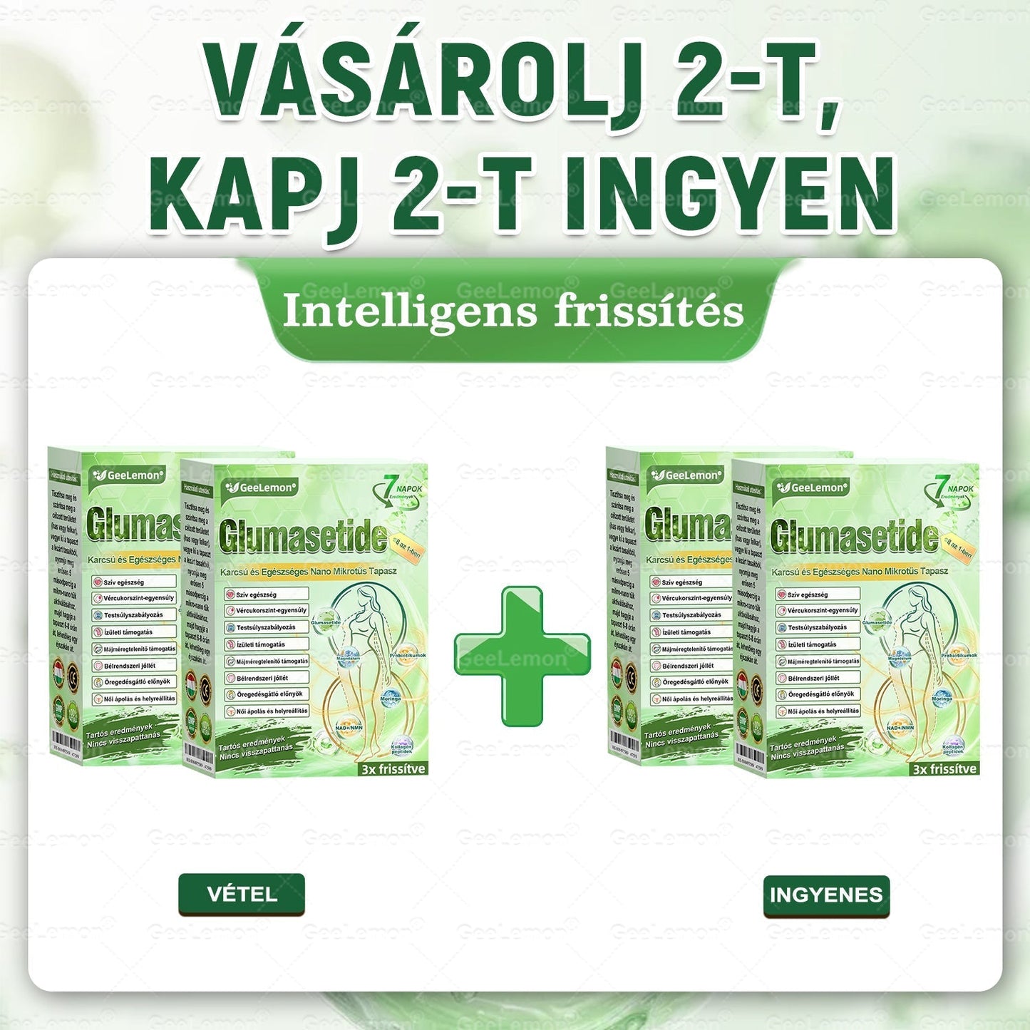 👉 Hivatalos tanúsítás🔥 Több ezer elégedett felhasználó Magyarországon| 🤍𝐆𝐞𝑒𝐿𝑒𝐦𝐨𝐧® Glumasetide 10 az 1-ben Karcsú és Egészséges Nano Mikrotűs Tapasz 🇭🇺
